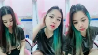 Miss Candy Girl Live tanpa Bra Tembus Panda