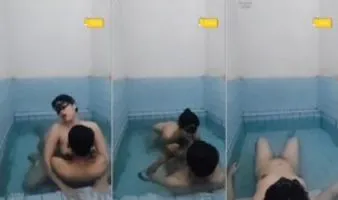 Miss Carla Ngewe di Kolam Renang Sendiri