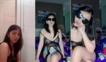 Cecee Cantik Lingerie Uting Transparan CD Biru