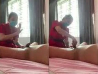 Sebelum Kerja Pijat Crot dlu Sama Pelayan Villa