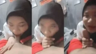 Sepongan Ukhti Makin Enak Udah Bisa Sampe Mentok Dalem