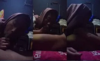Adek Jilbab Ungu Sepong lanjut Ngewe Yuk