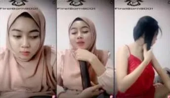 Nella Lepas Jilbab show Toketnya Papaya Live